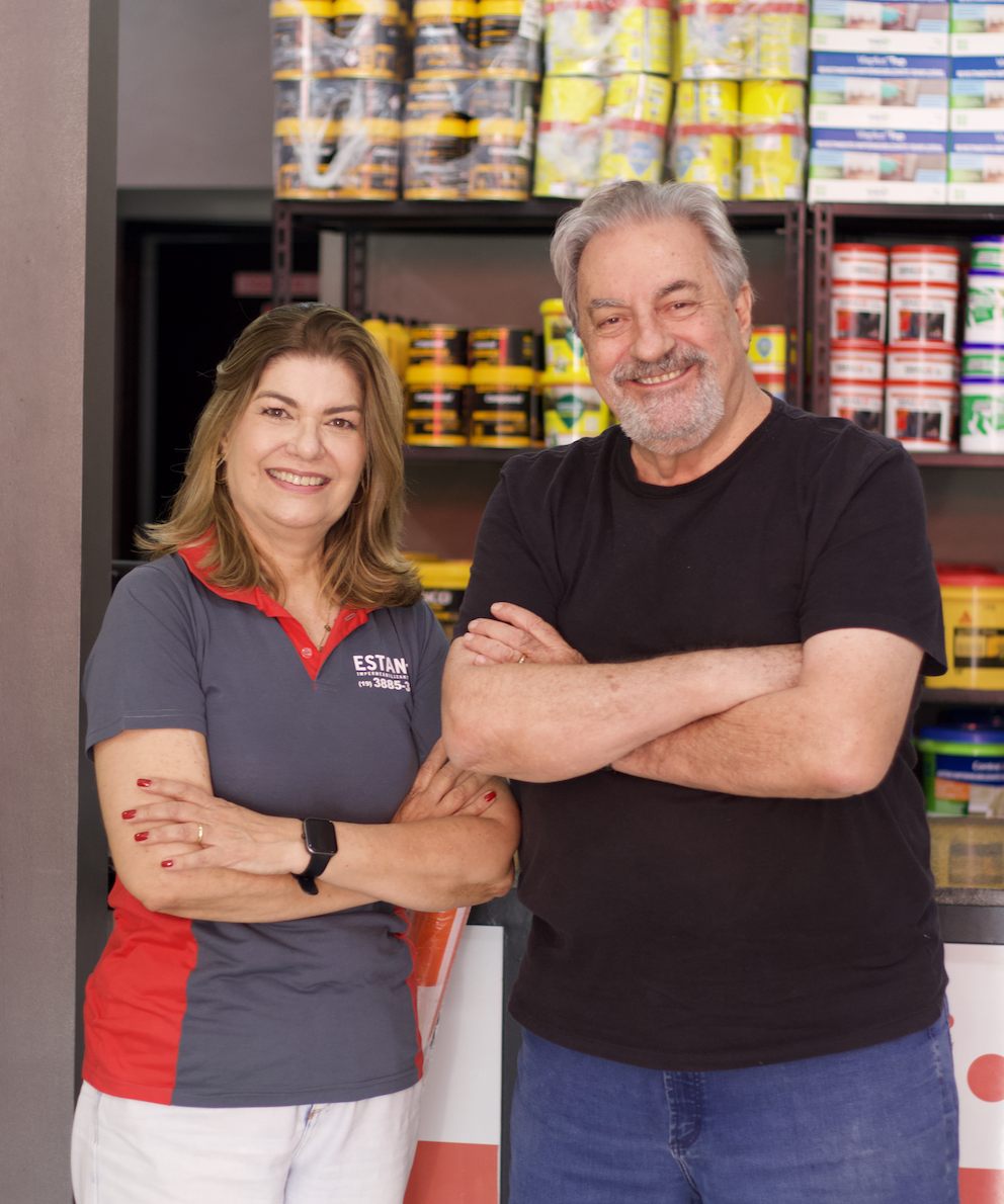 André e Adalberto, à frente da Estanke Impermeabilizantes